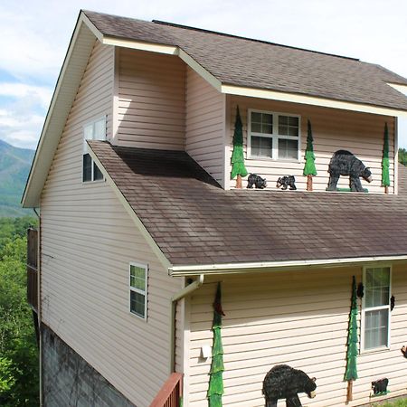 Heavenly View - Bear Themed Cabin, Hottub, Dog-Friendly, Near ガトリンバーグ エクステリア 写真